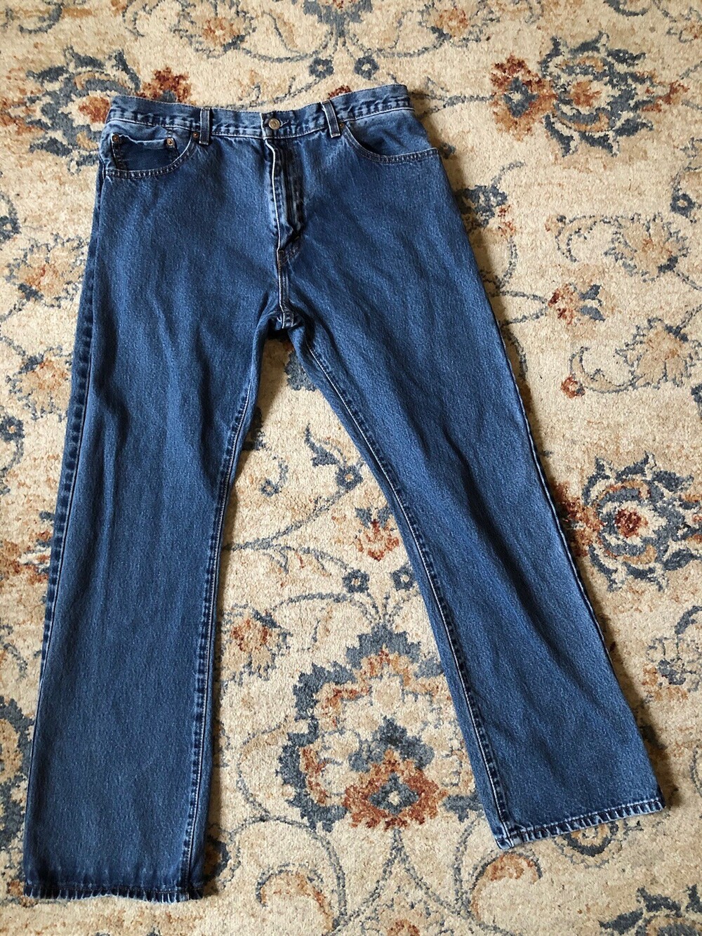Levis 517 Jeans Mens Size 38x34 Blue Denim Bootcut Cowboy Western
